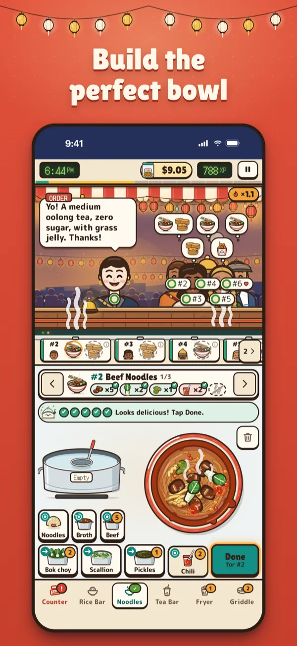 LuLu’s App Store screenshot: Build the perfect bowl