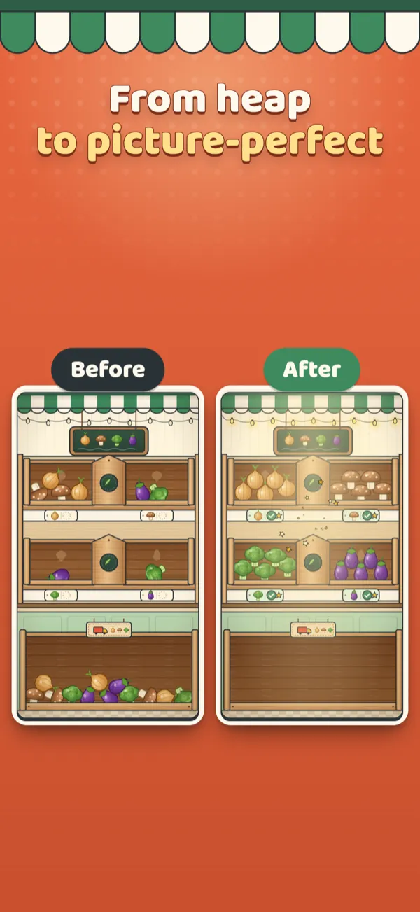 Restocked App Store screenshot: From heap to picture-perfect